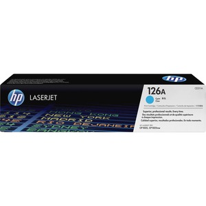 HP 126A Cyan Toner Cartridge | Works with HP LaserJet Pro 100 color MFP M175 Series, HP LaserJet Pro CP1025 Series, HP TopShot LaserJet Pro M275 MFP Series | CE311A
