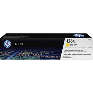 HP 126A Yellow Toner Cartridge | Works with HP LaserJet Pro 100 color MFP M175 Series, HP LaserJet Pro CP1025 Series, HP TopShot LaserJet Pro M275 MFP Series | CE312A