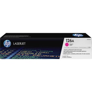 HP 126A Magenta Toner Cartridge | Works with HP LaserJet Pro 100 color MFP M175 Series, HP LaserJet Pro CP1025 Series, HP TopShot LaserJet Pro M275 MFP Series | CE313A