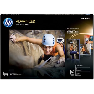 HP Advanced Photo Paper, Glossy, 13 x 19 Inches, 20 Sheets (CR696A)