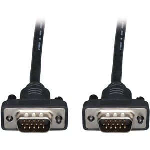 Eaton Tripp Lite Series Low-Profile VGA High-Resolution RGB Coaxial Cable (HD15 M/M), 6 ft. (1.83 m)