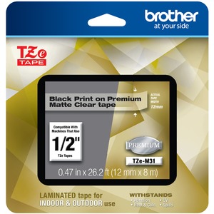 Brother TZe Premium Matte Laminated Tape