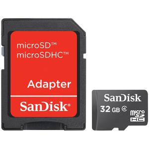 SanDisk SDSDQ-32768-A11M 32 GB Class 4 microSDHC