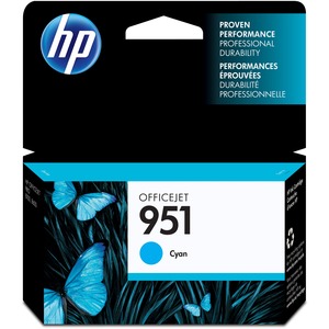Original HP 951 Cyan Ink Cartridge | Works with HP OfficeJet 8600, HP OfficeJet Pro 251dw, 276dw, 8100, 8610, 8620, 8630 Series | Eligible for Instant Ink | CN050AN