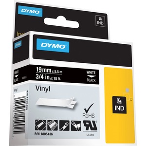 Dymo Colored 3/4" Vinyl Label Tape