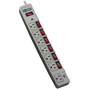 Tripp Lite by Eaton Eco-Surge 7-Outlet Surge Protector 6 ft. (1.83 m) Cord 1080 Joules Individually-Controlled