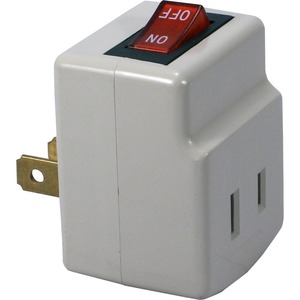 QVS Single-Port Power Adaptor with Lighted On/Off Switch