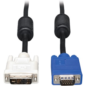 Tripp Lite by Eaton DVI to VGA High-Resolution Adapter Cable with RGB Coaxial (DVI-A to HD15 M/M) 10 ft. (3.1 m)