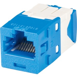 Panduit CJ6X88TGBU Category-6A 8-Wire TG-Style Jack Module, Blue