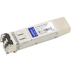 AddOn Fortinet FG-TRAN-SFP+SR Compatible TAA Compliant 10GBase-SR SFP+ Transceiver (MMF, 850nm, 300m, LC, DOM)