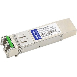 AddOn Cisco SFP-10G-ZR Compatible TAA Compliant 10GBase-ZR SFP+ Transceiver (SMF, 1550nm, 80km, LC, DOM)