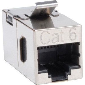 Tripp Lite Cat6 Straight Through Shielded Modular In-line "Snap-in" Coupler (RJ45 F/F)