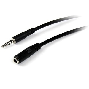 StarTech.com 2m 3.5mm 4 Position TRRS Headset Extension Cable
