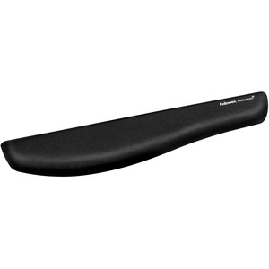 Fellowes PlushTouch Wrist Rest with FoamFusion Technology, Black (9252101)