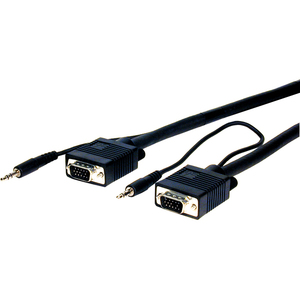 Comprehensive Pro AV/IT Series VGA w/Audio HD15 pin Plug to Plug Cable 12ft