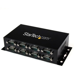 StarTech.com USB to Serial Adapter Hub &acirc;&euro;" 8 Port &acirc;&euro;" Industrial &acirc;&euro;" Wall Mount &acirc;&euro;" Din Rail &acirc;&euro;" COM Port Retention &acirc;&euro;" FTDI USB to RS232