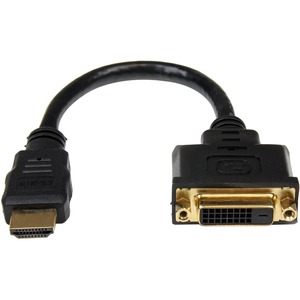 StarTech.com 8in HDMI&reg; to DVI-D Video Cable Adapter