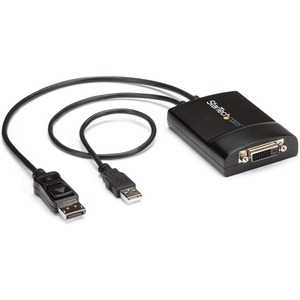 StarTech.com DisplayPort to DVI Dual Link Active Adapter, DisplayPort to DVI-D Adapter/Video Converter 2560x1600 60Hz, DP to DVI Adapter