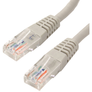 4XEM 25FT Cat6 Molded RJ45 UTP Ethernet Patch Cable (Gray)
