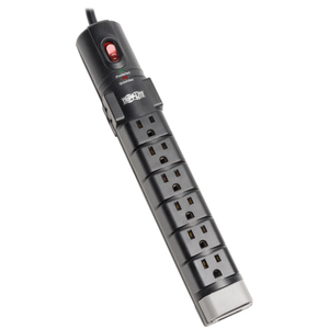 Tripp Lite by Eaton Protect It! 8-Outlet Surge Protector, 6 ft. (1.83 m) Cord, 2160 Joules, Tel/DSL Protection, Cord Clip