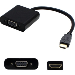 HDMI 1.3 Male to VGA Female Black Active Adapter For Resolution Up to 1920x1200 (WUXGA)