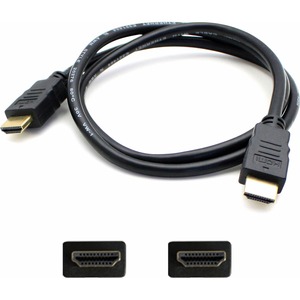 10ft HDMI 1.4 Male to HDMI 1.4 Male Black Cable Which Supports Ethernet Channel For Resolution Up to 4096x2160 (DCI 4K)