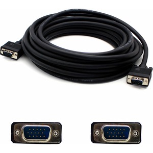 6ft VGA Male to VGA Male Black Cable For Resolution Up to 1920x1200 (WUXGA)