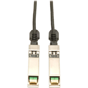 Tripp Lite by Eaton SFP+ 10Gbase-CU Passive Twinax Copper Cable SFP-H10GB-CU2M Compatible Black 2M (6.56 ft.)