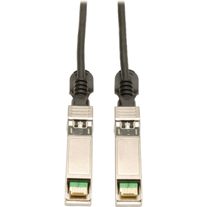 Eaton Tripp Lite Series SFP+ 10Gbase-CU Passive Twinax Copper Cable, SFP-H10GB-CU3M Compatible, Black, 3M (9.84 ft.)