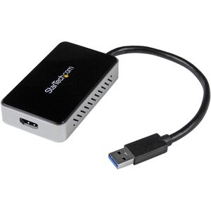 StarTech.com USB 3.0 to HDMI External Video Card Multi Monitor Adapter with 1-Port USB Hub