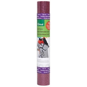 Cricut Glitter Iron On Vinyl Sheets, 12" x 19", DIY Supplies, HTV Rolls