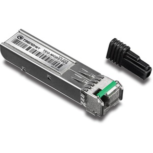 TRENDnet SFP to RJ45 Dual Wavelength Single-Mode LC Module; TEG-MGBS10D5; Must Pair with TEG-MGBS10D3 or a Compatible Module; Up to 10 km (6.2 Miles); Compatible with Standard SFP; Lifetime Protection