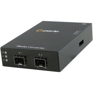 Perle Protocol Transparent Stand-Alone Media Converter with Dual SFP Slots