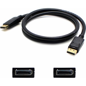 5PK 10ft DisplayPort 1.2 Male to DisplayPort 1.2 Male Black Cables For Resolution Up to 3840x2160 (4K UHD)