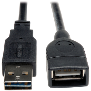 Eaton Tripp Lite Series Universal Reversible USB 2.0 Extension Cable (Reversible A to A M/F), 6 ft. (1.83 m)