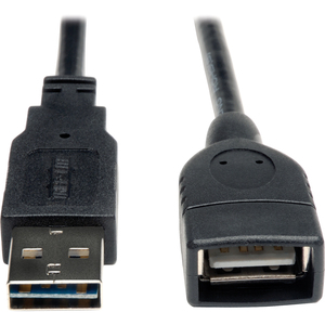 Tripp Lite by Eaton Universal Reversible USB 2.0 Extension Cable (Reversible A to A M/F) 1 ft. (0.31 m)