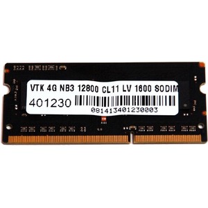 VisionTek 4GB DDR3L Low Voltage 1600 MHz (PC3-12800) CL11 SODIMM