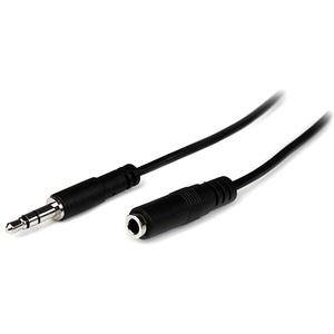 StarTech.com 2m Slim 3.5mm Stereo Extension Audio Cable