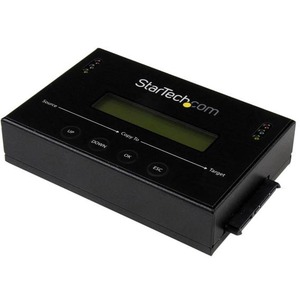 StarTech.com 1:1 Standalone Hard Drive Duplicator & Eraser, SATA HDD / SSD Disk Cloner / Copier / Wiper / Sanitizer, TAA Compliant