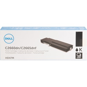 Dell HD47M Black Toner Cartridge for C2660dn, C2665dnf Color Laser Printers
