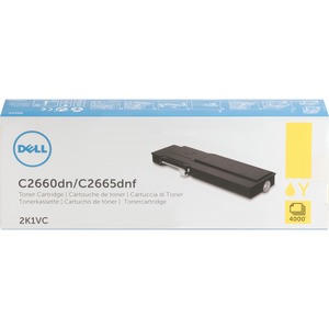 Dell 2K1VC Yellow Toner Cartridge C2660dn/C2665dnf Color Laser Printer