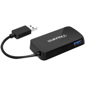 Aluratek 4-Port USB 3.0 SuperSpeed Hub with Attached Cable