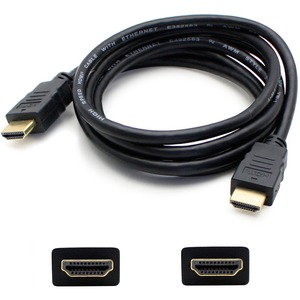 5PK 50ft HDMI 1.4 Male to HDMI 1.4 Male Black Cables Which Supports Ethernet Channel For Resolution Up to 4096x2160 (DCI 4K)