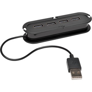 Tripp Lite by Eaton 4-Port USB 2.0 Hi-Speed Ultra-Mini Hub w/ Cable Compact Mobile