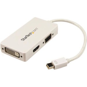 StarTech.com Travel A/V adapter: 3-in-1 Mini DisplayPort to VGA DVI or HDMI converter