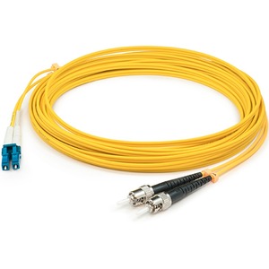 AddOn 3m LC (Male) to ST (Male) Yellow OS2 Duplex Fiber OFNR (Riser-Rated) Patch Cable