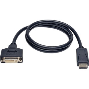 Tripp Lite DisplayPort to DVI Cable Adapter Converter for DP-M to DVI-I-F 3 ft. (0.91 m)