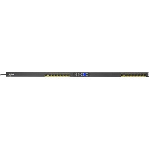 Eaton Managed rack PDU, 0U, 5-15P input, 1.44 kW max, 120V, 12A, 10 ft cord, Single-phase, Black, Outlets: (16) 5-15R