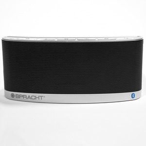 Spracht BluNote 2.0 Portable 10-Watt Wireless Bluetooth Speaker for Music and Voice, Black