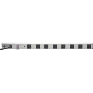Tripp Lite by Eaton 8-Outlet Power Strip with Surge Protection, 6 ft. (1.83 m) Cord, 1050 Joules, 2 ft. (0.61 m) length